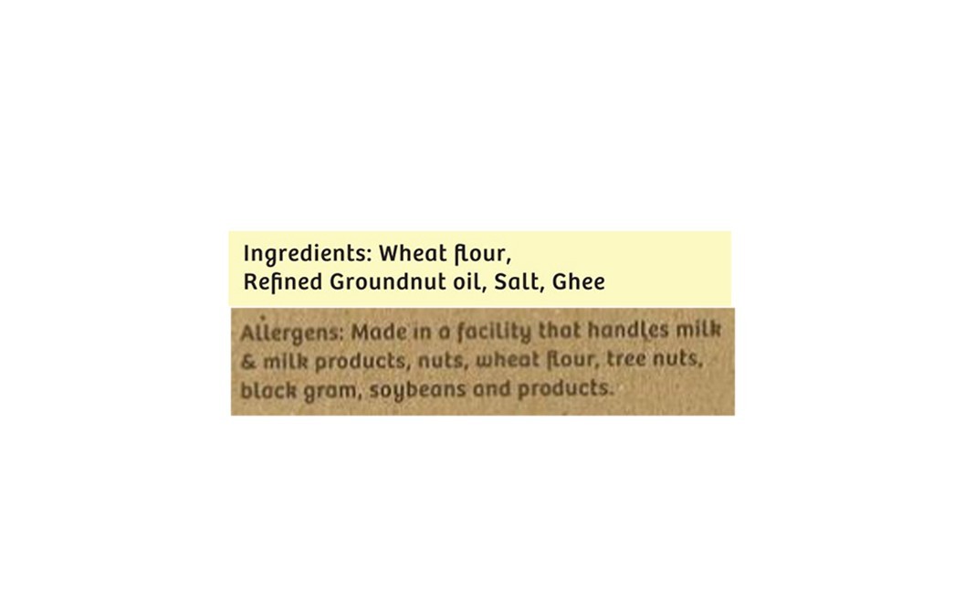Gulabs Plain Khakhra Wholesome Wheat Crisps   Box  12 pcs